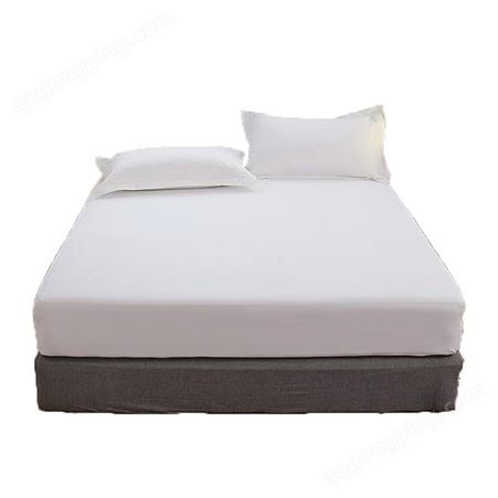 酒店床上四件套 民宿风白色床单被子 枕芯七件套床笠 宾馆被套五件套