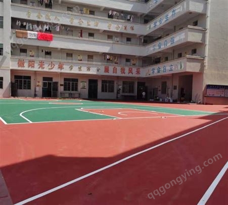 篮球场运动地面施工硅PU塑胶球场建设鑫宸体育设施施工专业团队