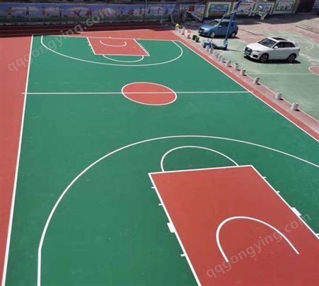 篮球场运动地面施工硅PU塑胶球场建设鑫宸体育设施施工专业团队