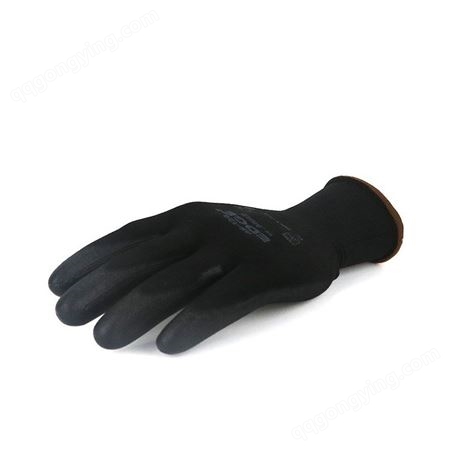 安思尔Ansell 48-126耐磨劳保手套耐油高触感涤纶弹性PU涂层手套