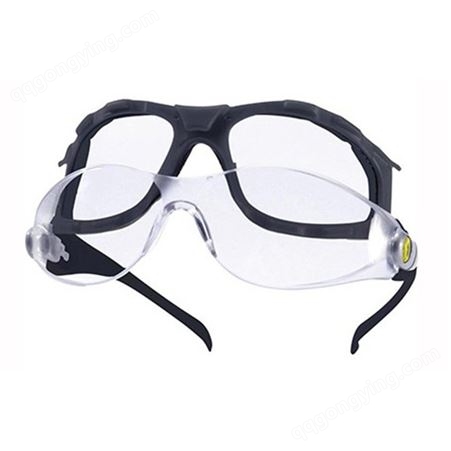代尔塔 101133 防冲击防刮擦防雾防油可调节镜腿防护眼镜