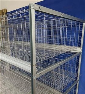 加工定做3层24位框架鸽子笼弹簧门全自动清粪鸽笼热镀锌养殖笼